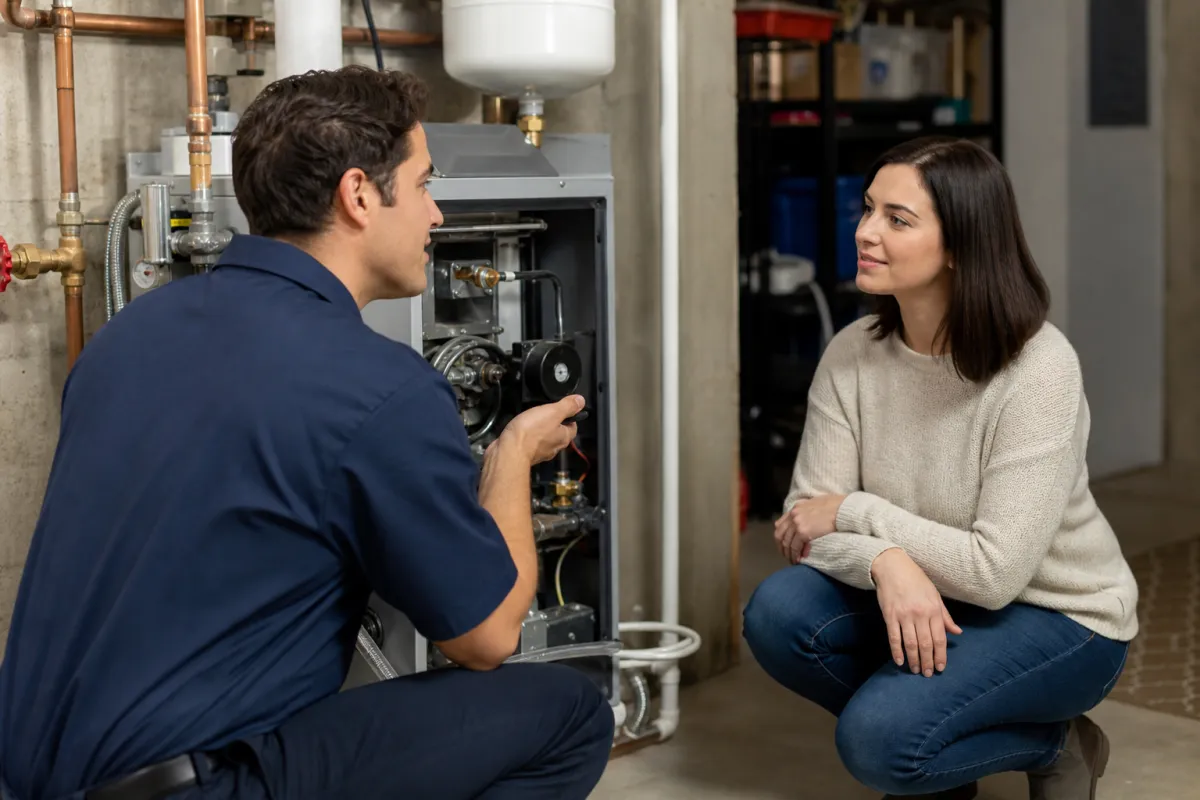 From first call to boiler fix