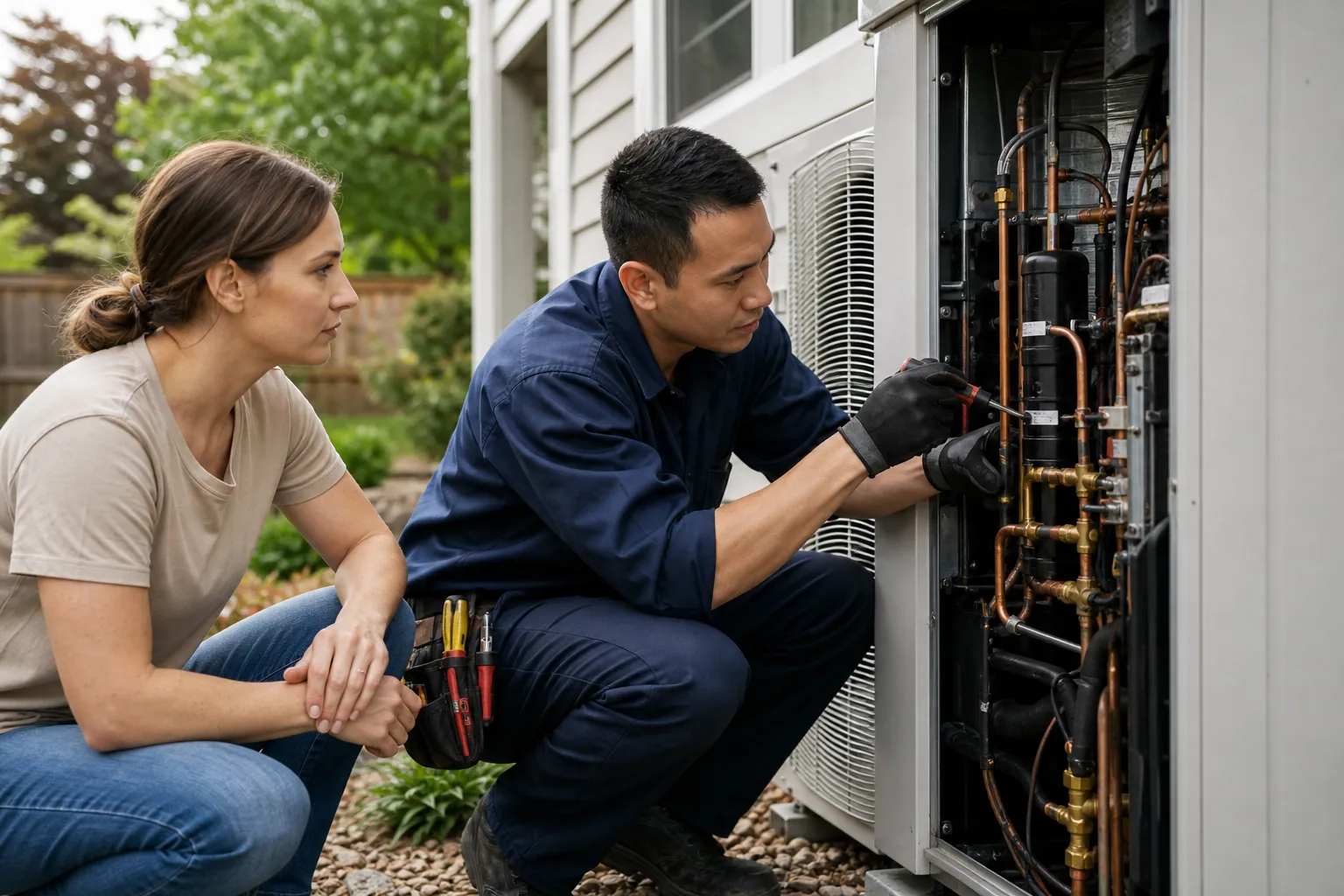 Reversing valve repair