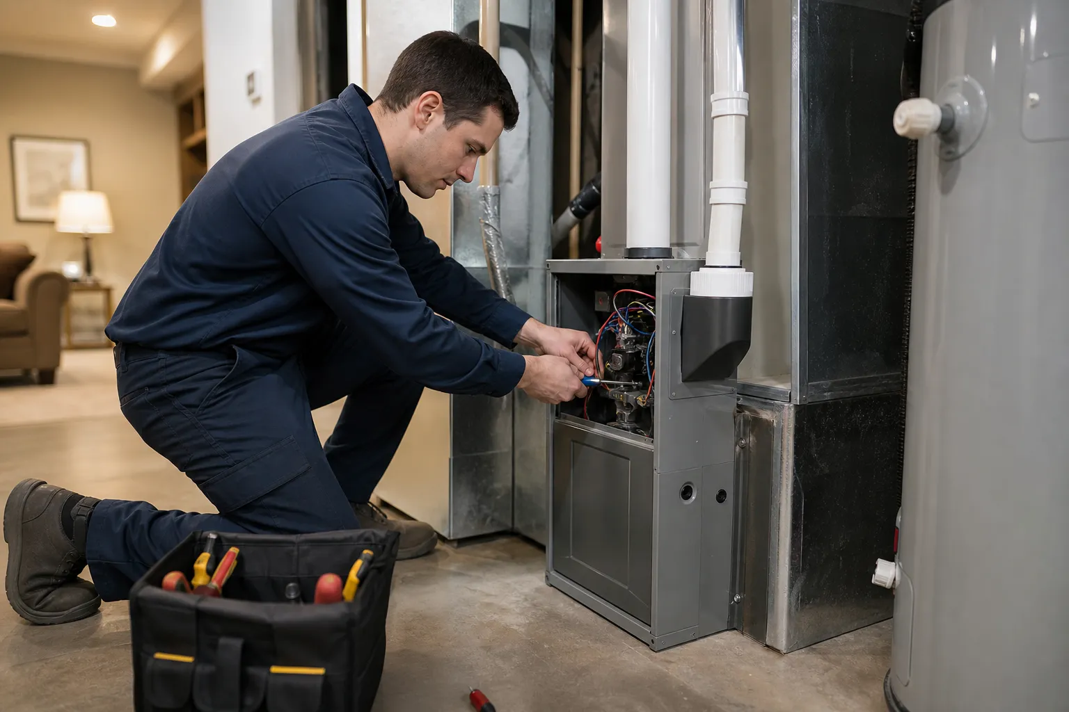 Electric furnace installation