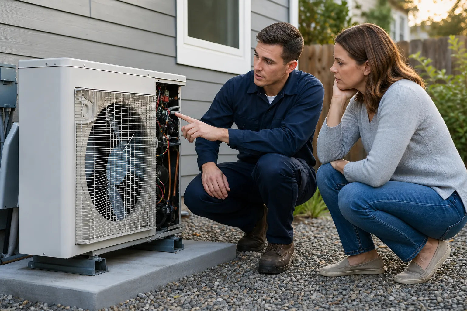When your heat pump stops warming your home