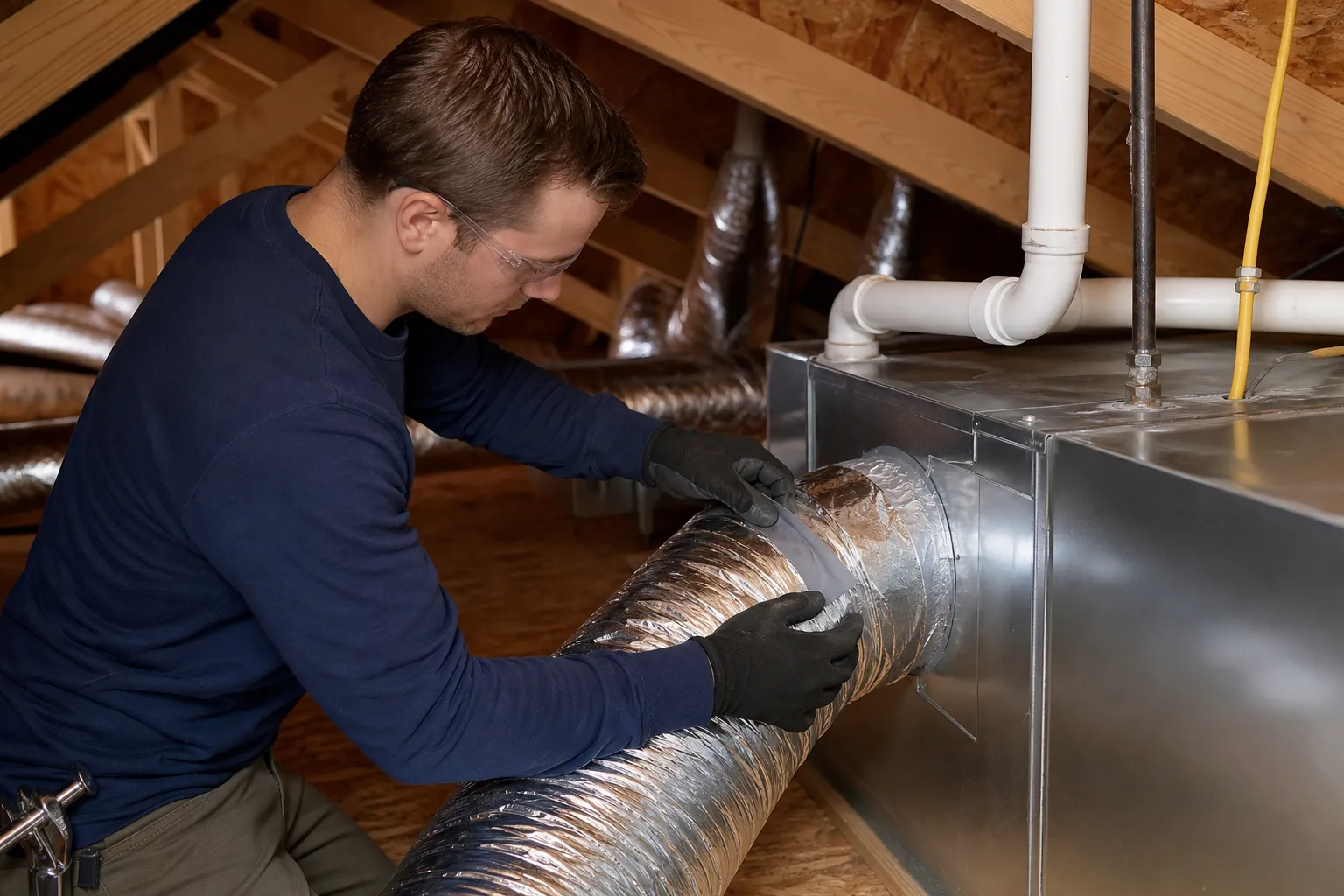 Air duct sealing