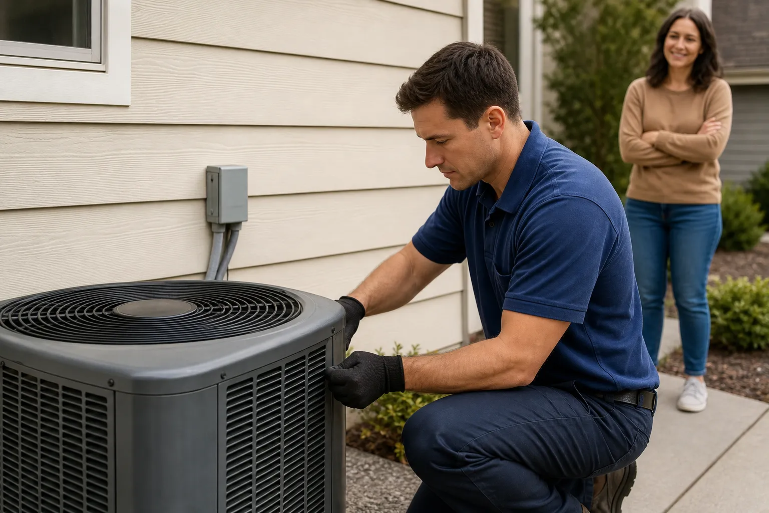 Heat pump installation
