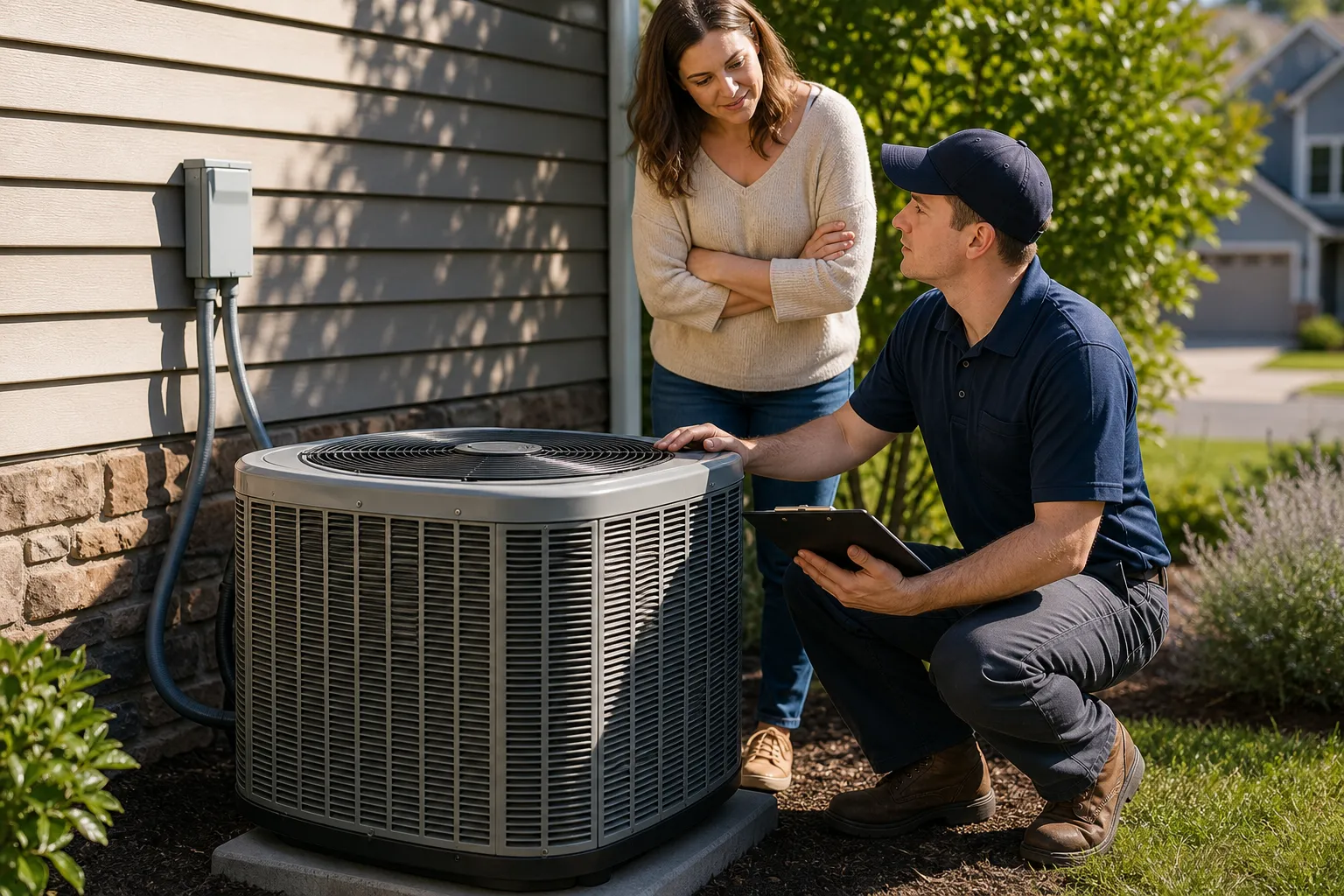 Central AC installation
