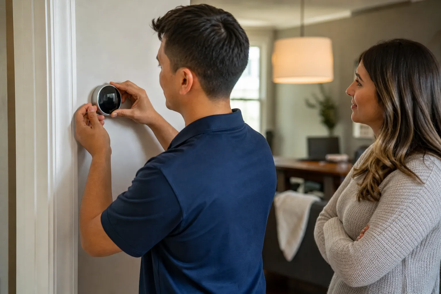 Thermostat installation