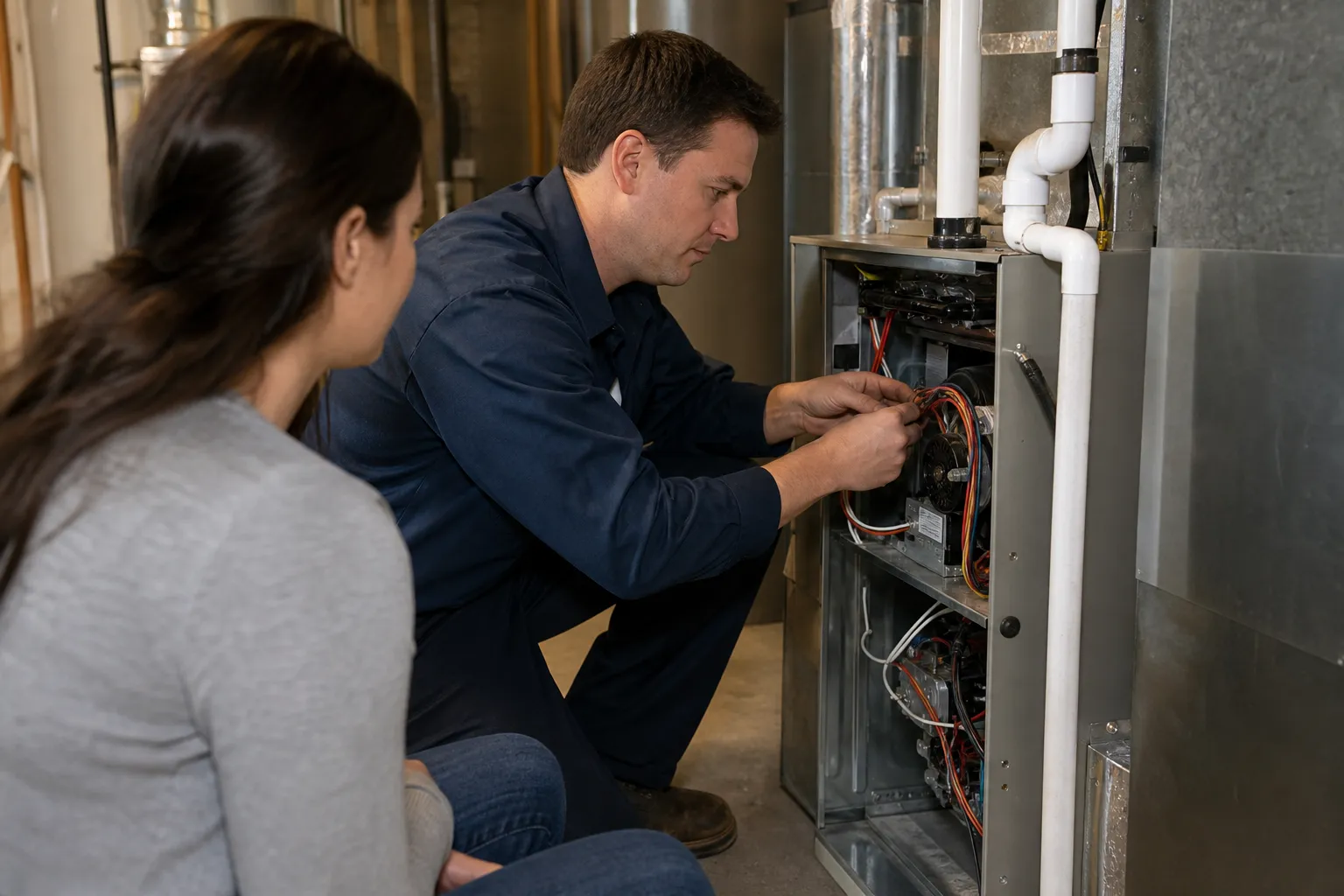 Trane furnace help when heat drops out