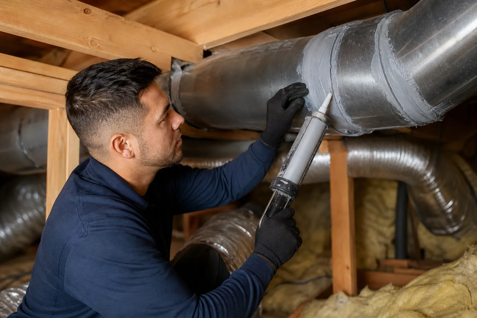 Seal duct leaks and restore airflow
