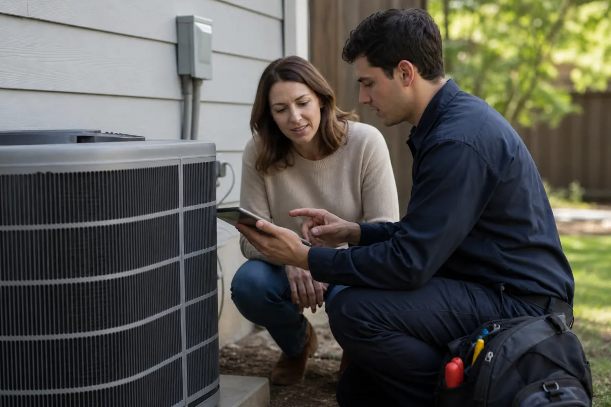 How heat pump service gets done