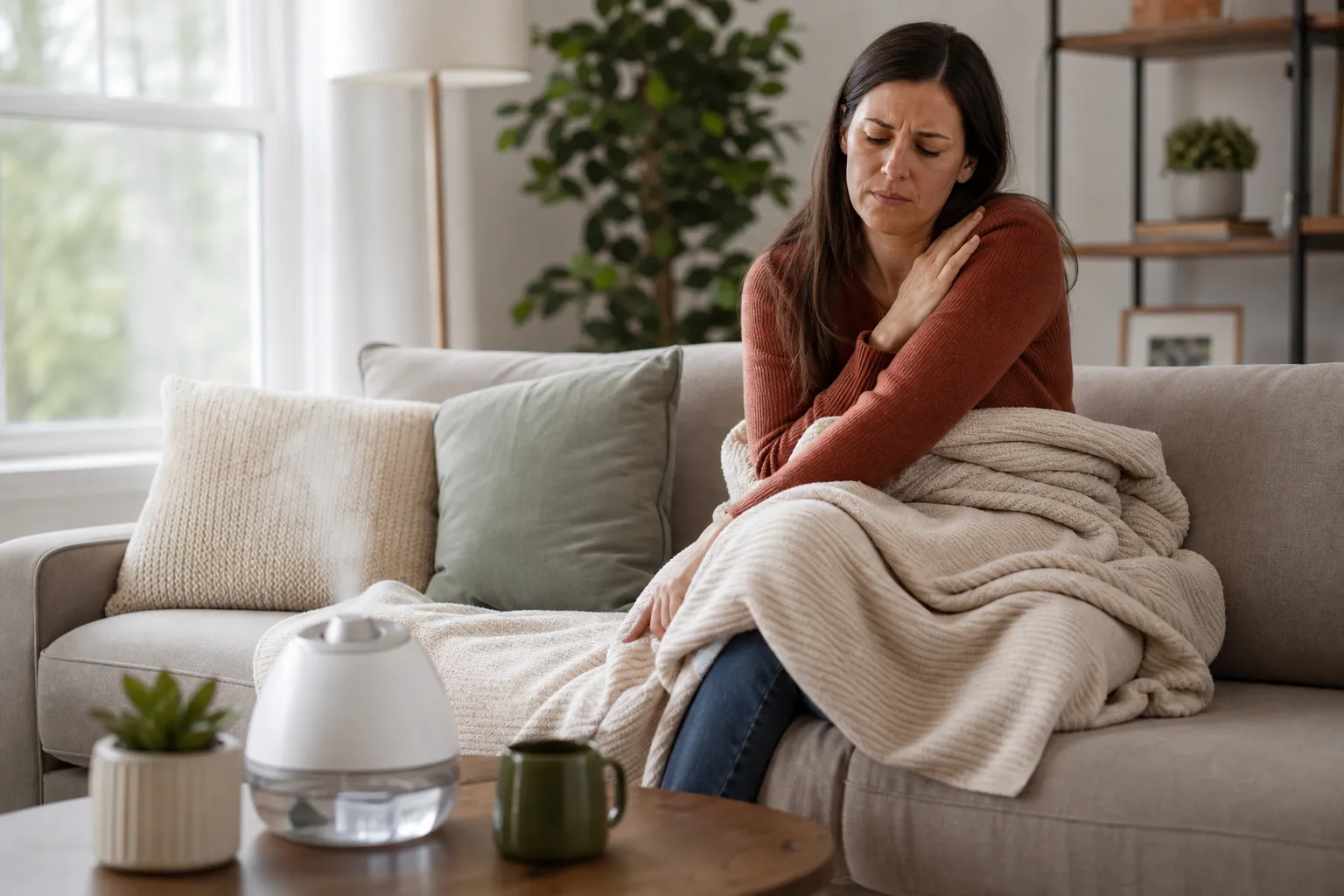 Dry indoor air