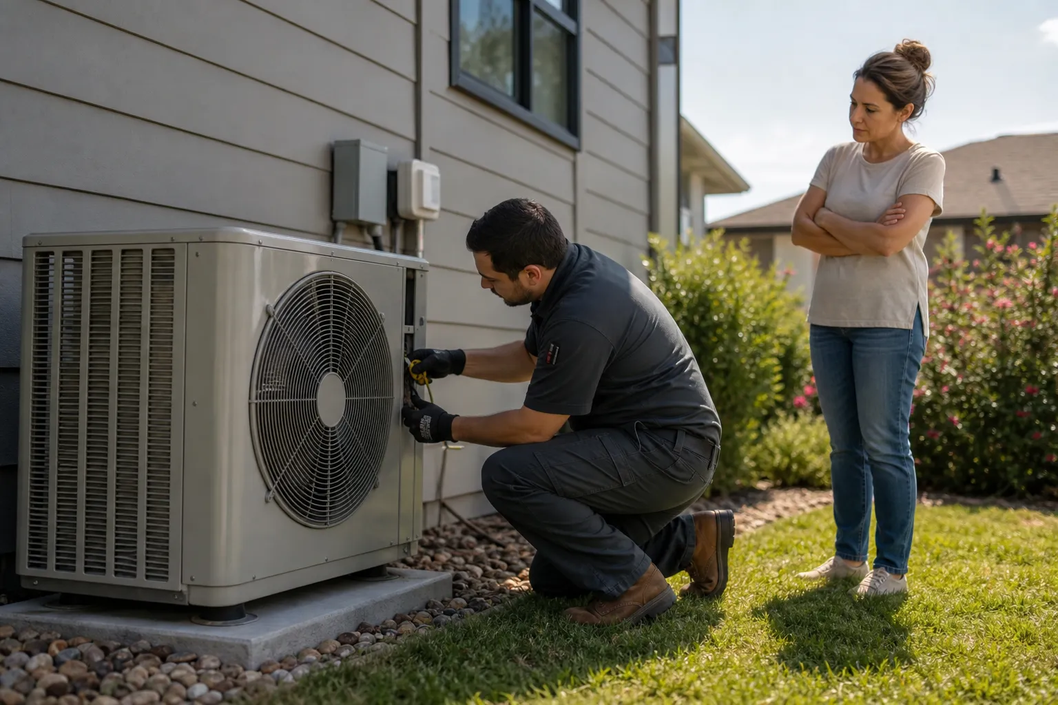 Replace a failing heat pump
