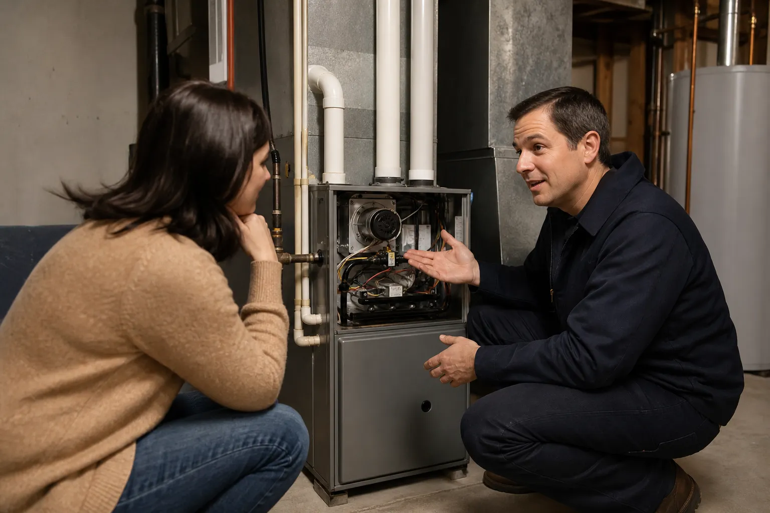 When an old furnace starts dragging