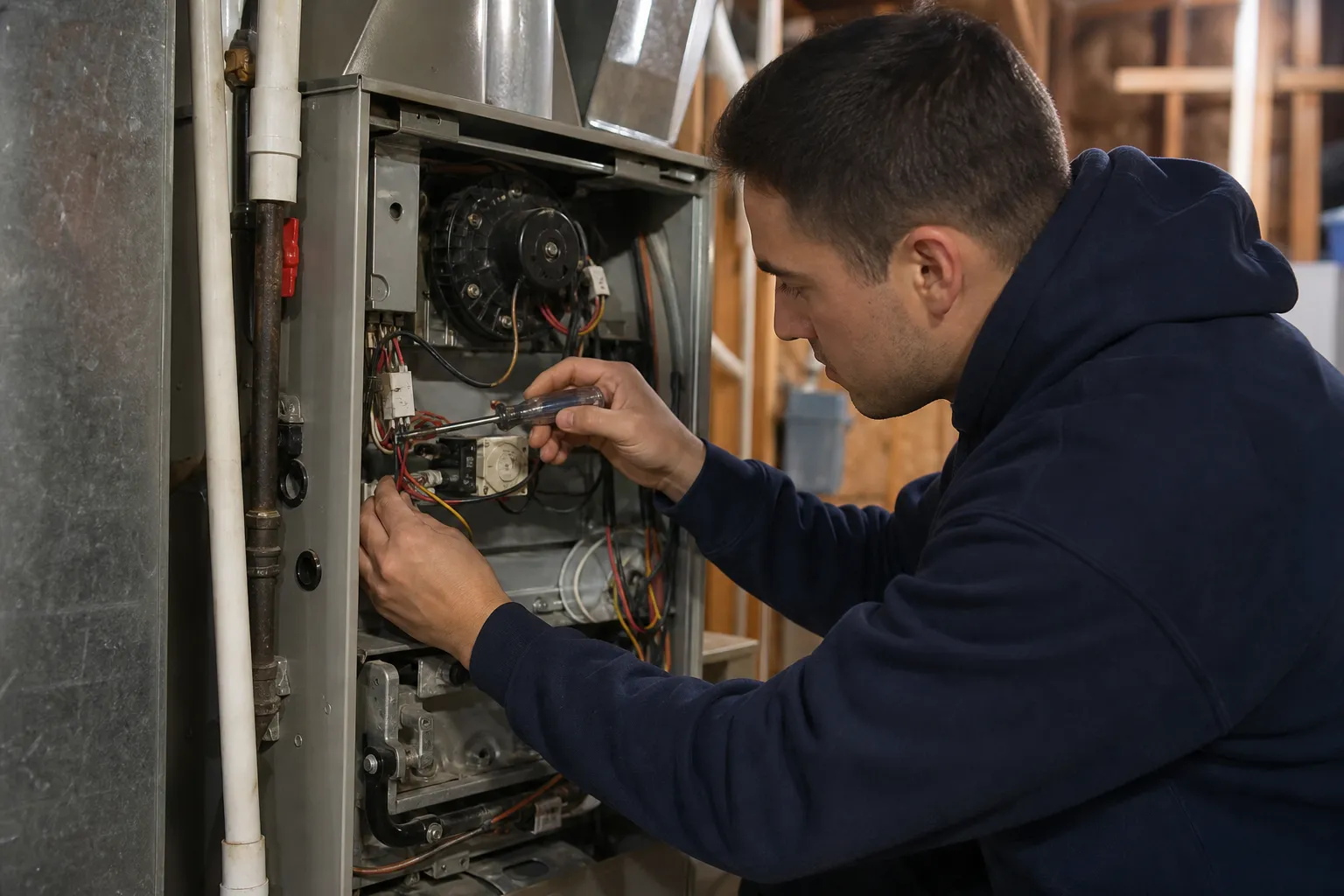 Fix the furnace safety switch issue
