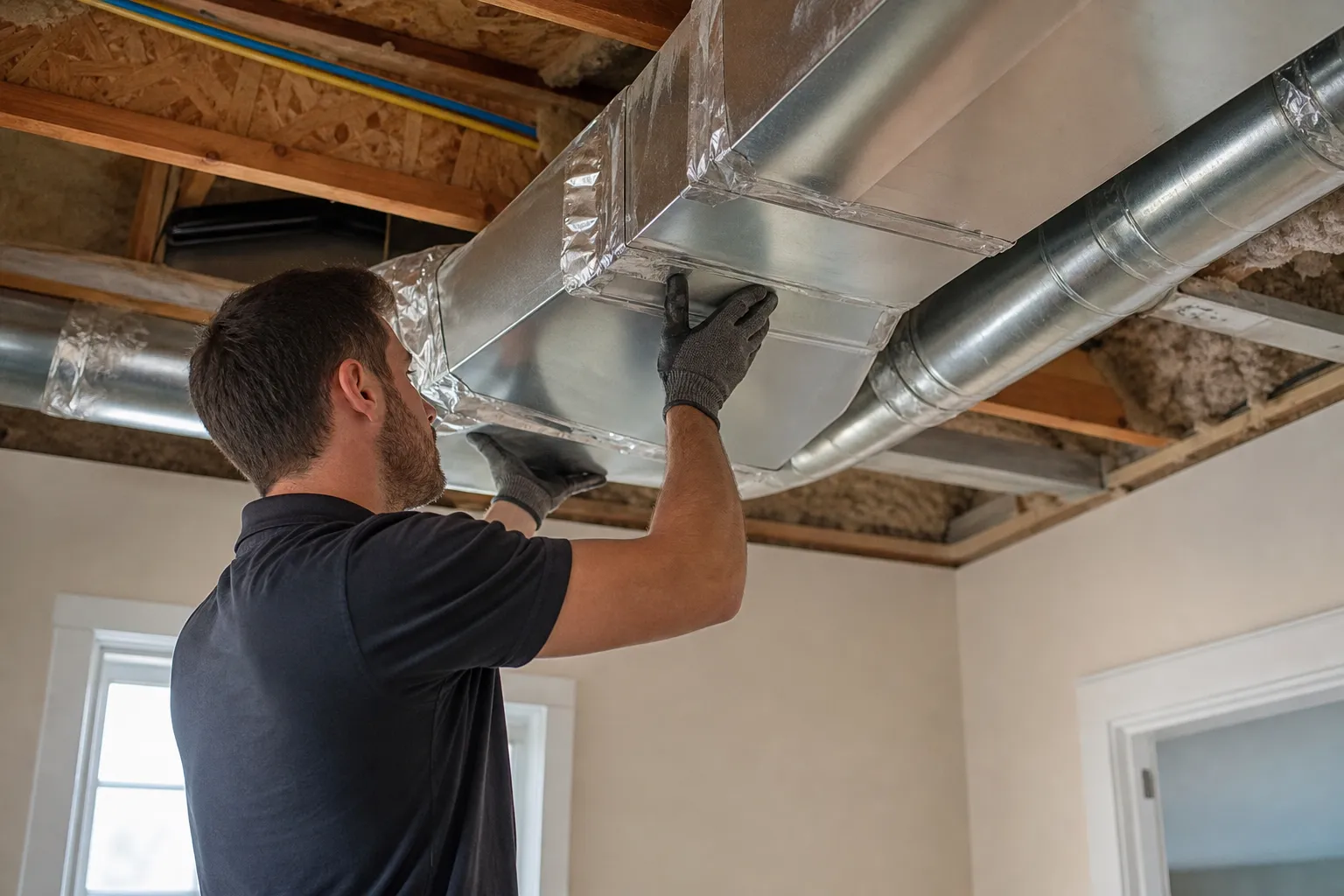 Replace failing ductwork