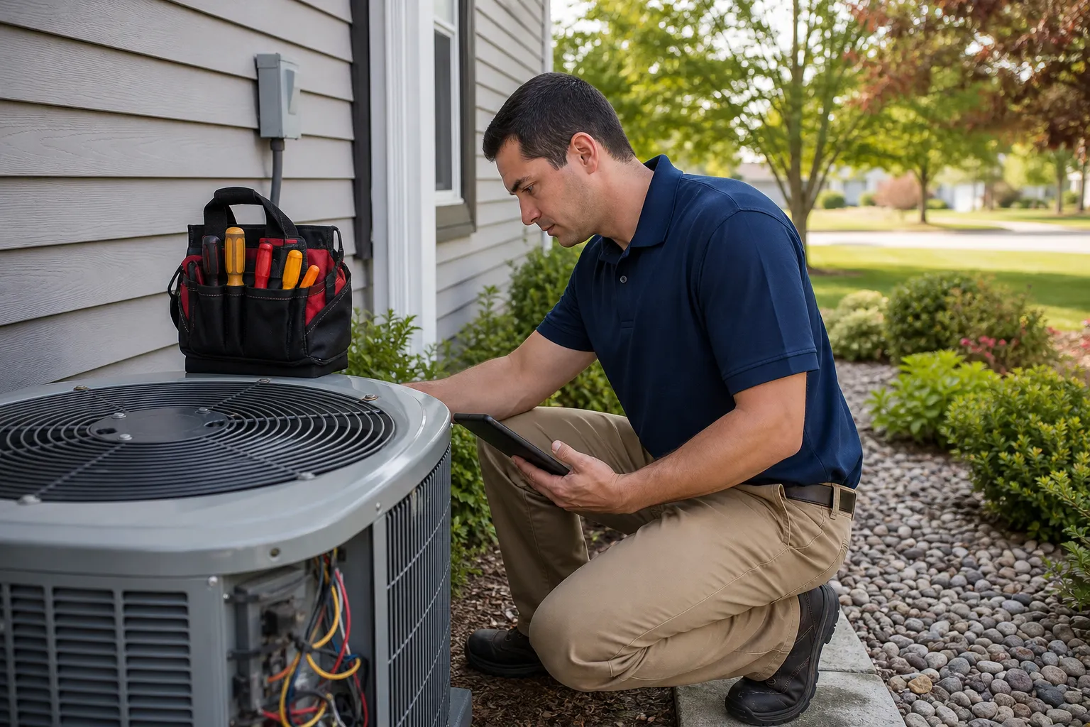 Seasonal HVAC inspection