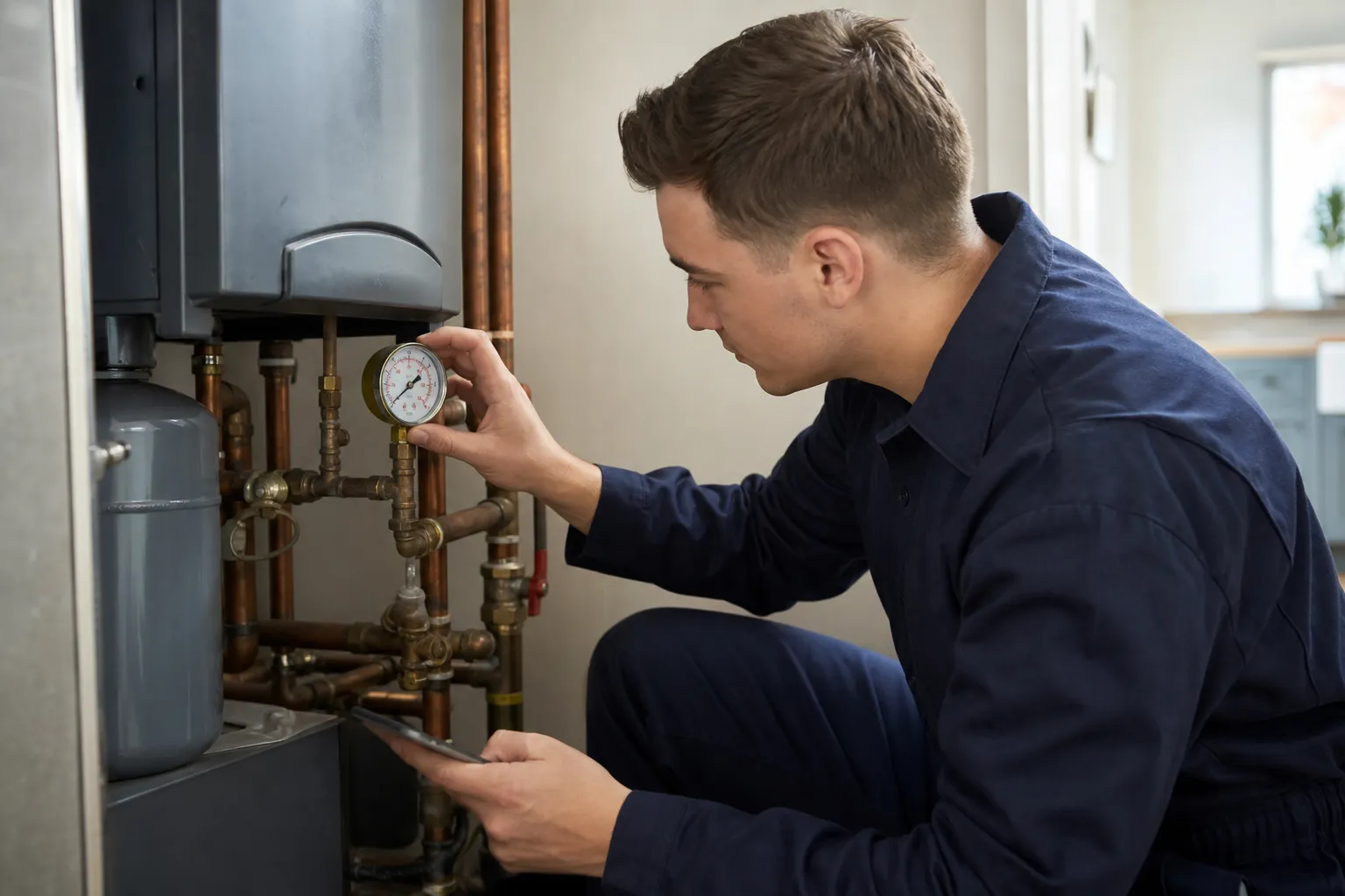 Low boiler pressure