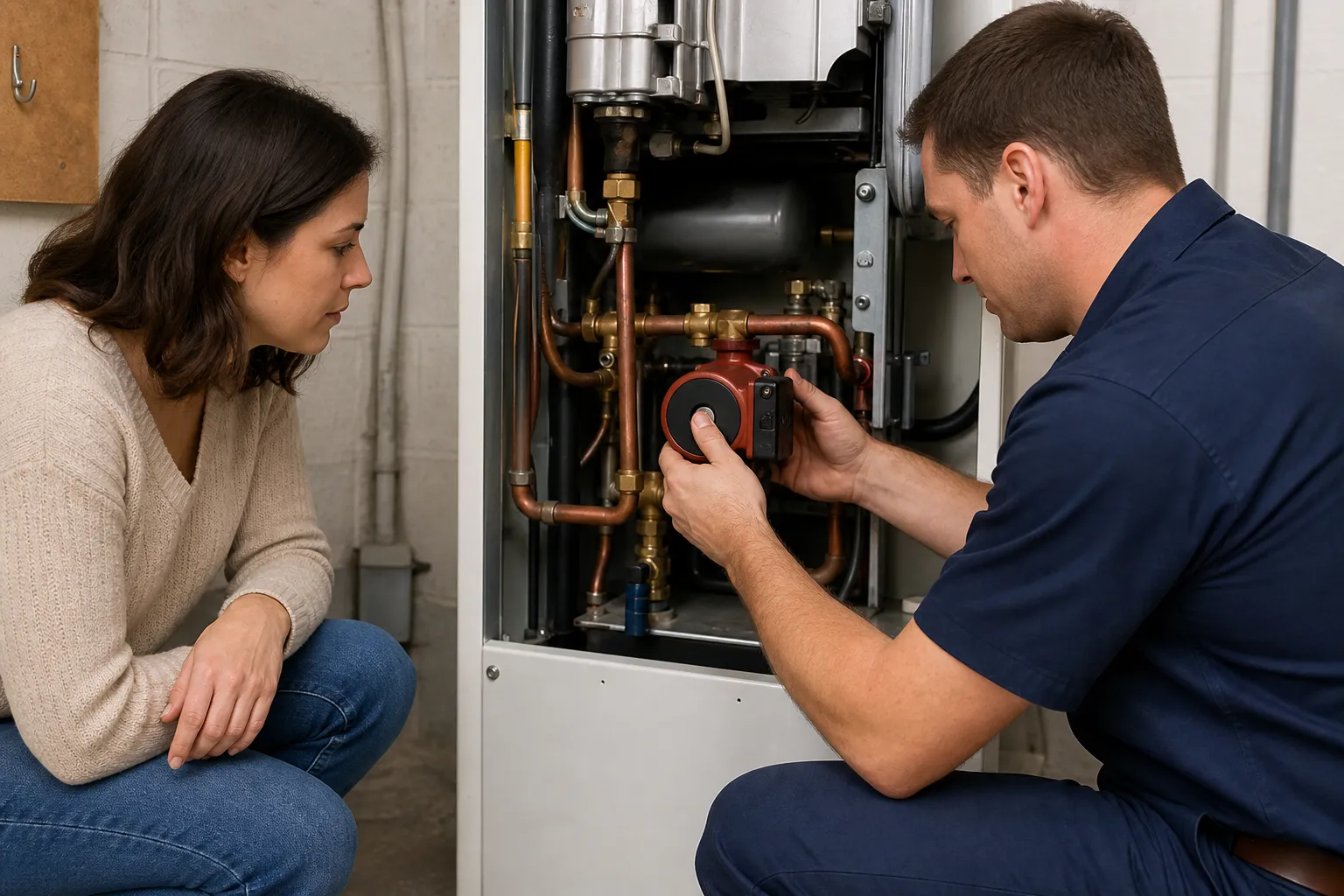 Restore heat with circulator pump replacement