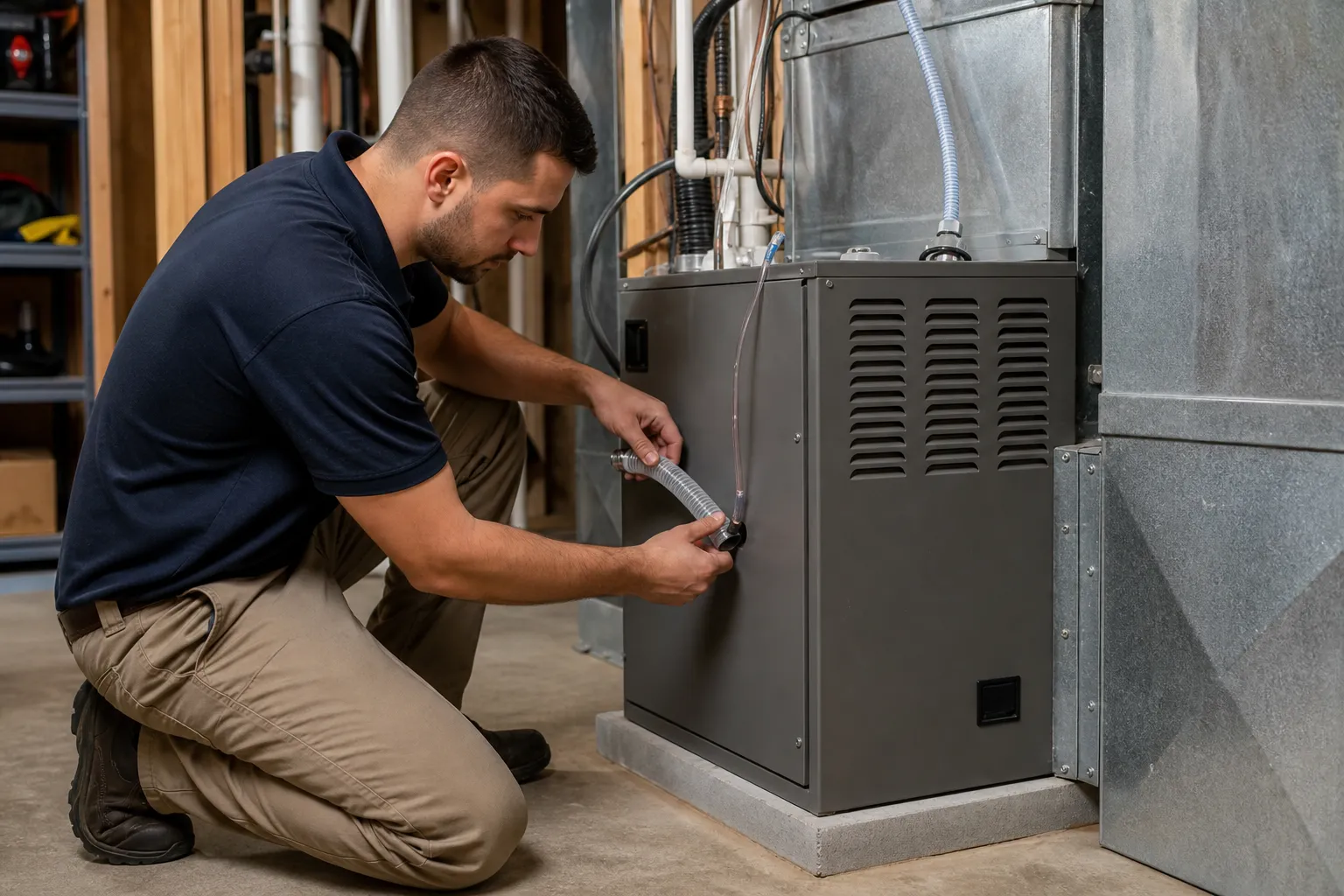 Dehumidifier installation