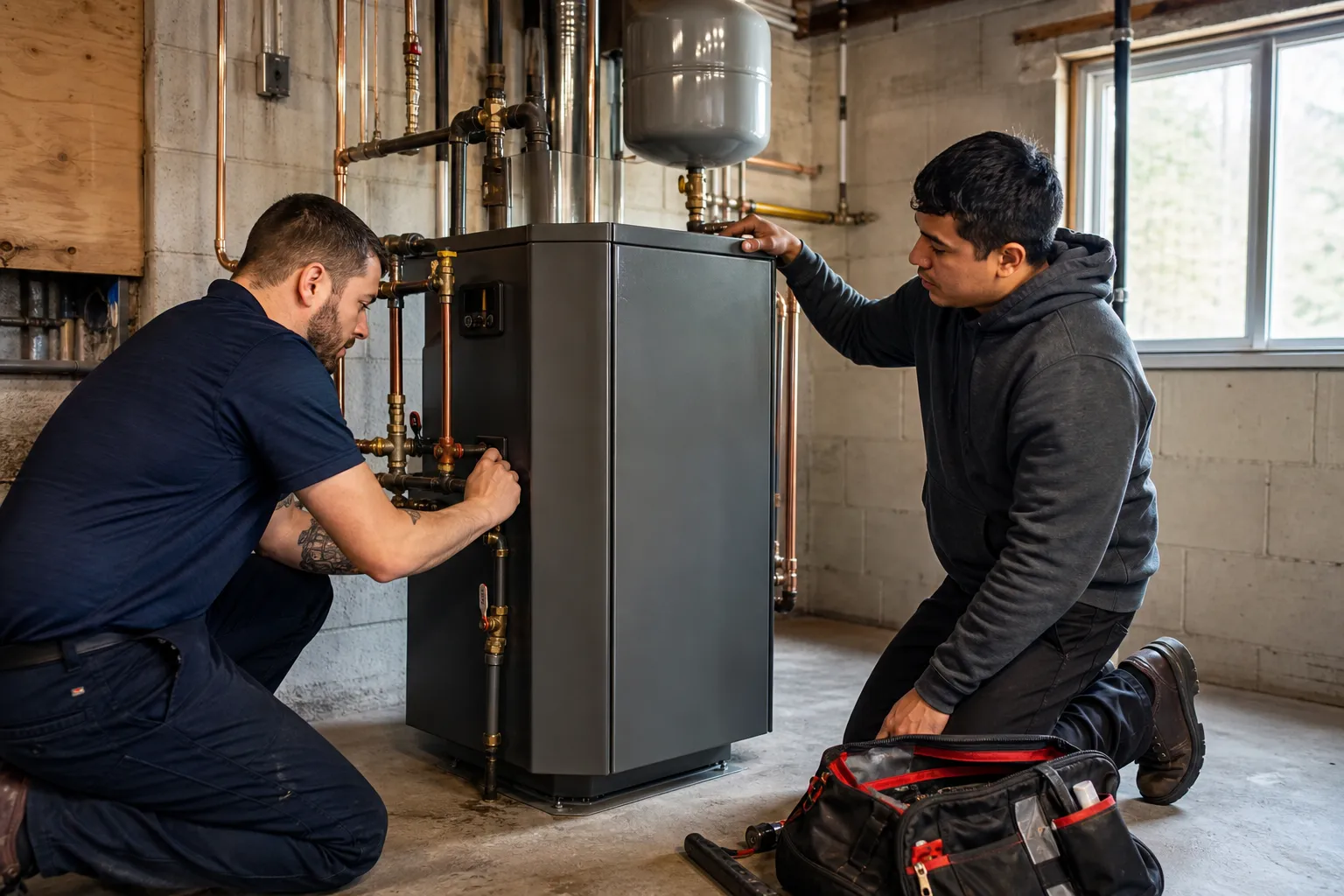 Install the right boiler