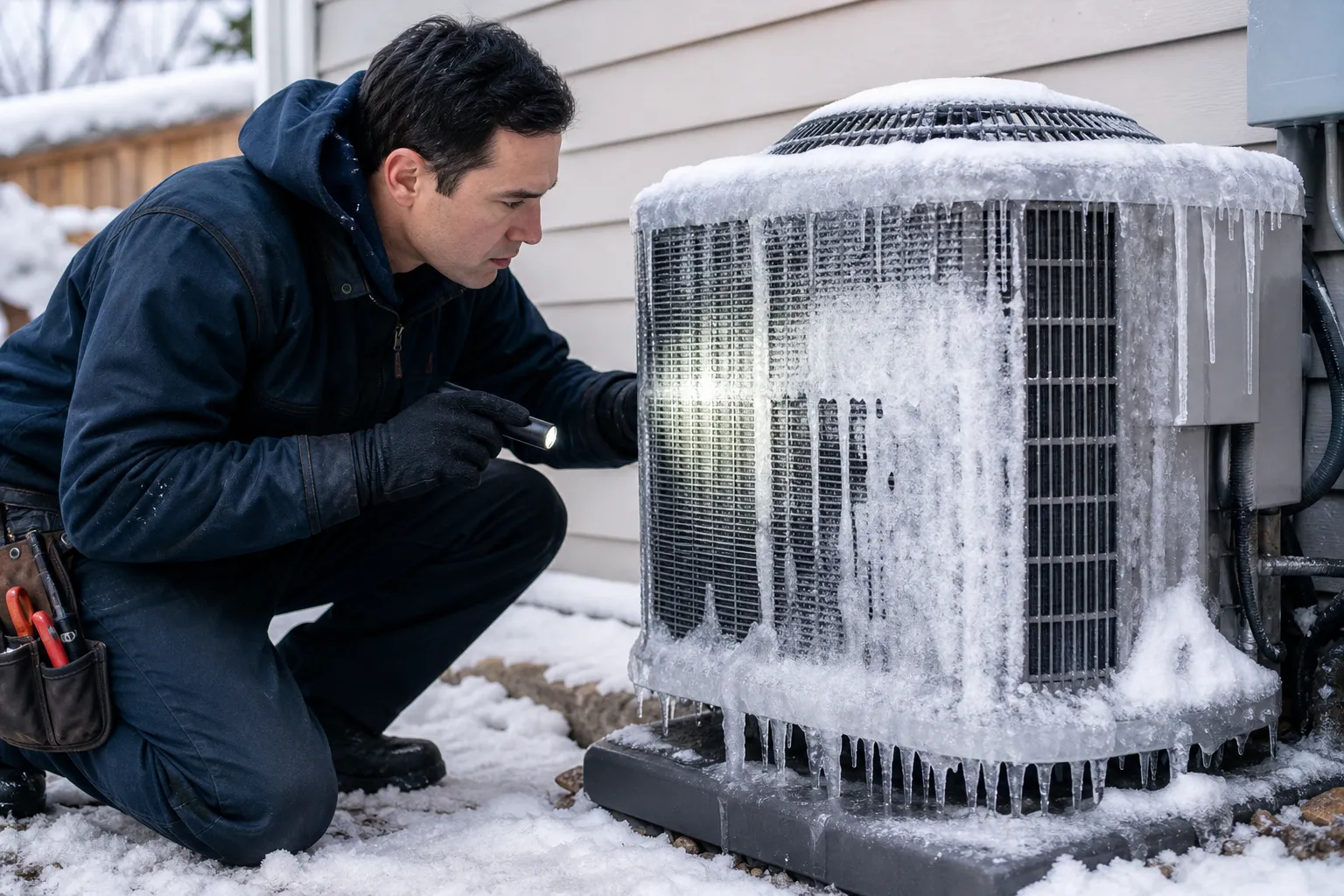 Outdoor unit icing